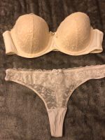 Dessous Set mit BH & Slip Creme - Gr. 80B/38 - CHIC Dortmund - Syburg Vorschau