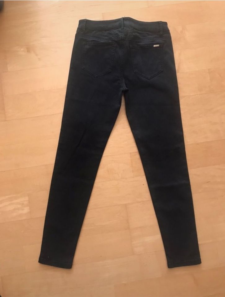 Esprit Hose Stoffhose 36 S Röhre schwarz Slim Skinny Stretch in Ostfildern