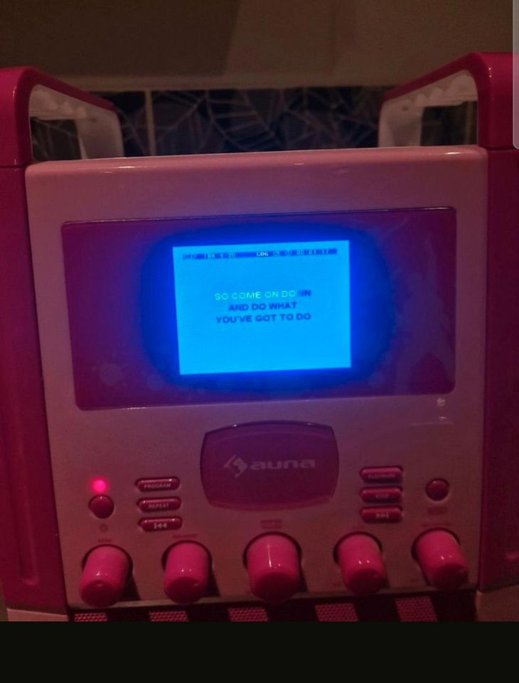 Auna karaoke player pink.heute 29.4.24 70€inkl Versand in Moers