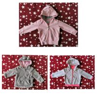 Sweatjacke Größe 86, 86/92 grau rosa pink Thüringen - Leinefelde Vorschau