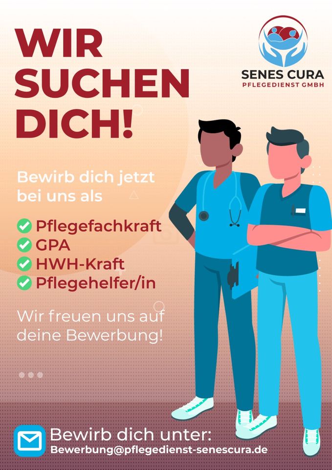 Quereinsteiger als Pflegehelfer/In oder Hauswirtschaftskraft in Hamburg