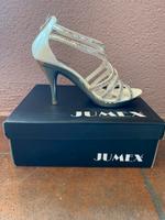 Jumex Damen High Heels Weiß/Silber Größe 36 Baden-Württemberg - Berg Vorschau