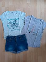 Top: 3-tlg. Set Jeans/Shorts/kurze Hose+T-Shirt, Yigga, 134/140 Rheinland-Pfalz - Wissen Vorschau