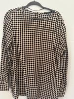 Bluse Esprit Beige/Dunkelblau 44 Brandenburg - Geltow Vorschau