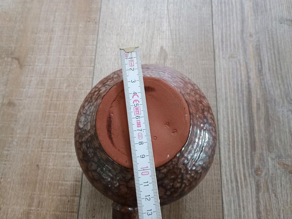 Wunderschöne alte Hammerschlag Keramik Vase/Krug aus Sammlung in Korschenbroich