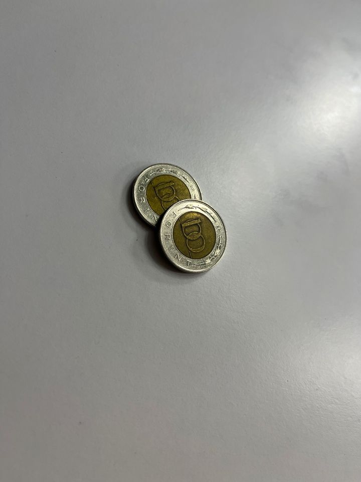 2 Münzen - 100 Forint, Hungary 1996 und 1998 in Olbernhau