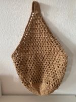 Handmade Häkeltasche Tasche Beuteltasche Beige Braun Neu Nordrhein-Westfalen - Langenfeld Vorschau