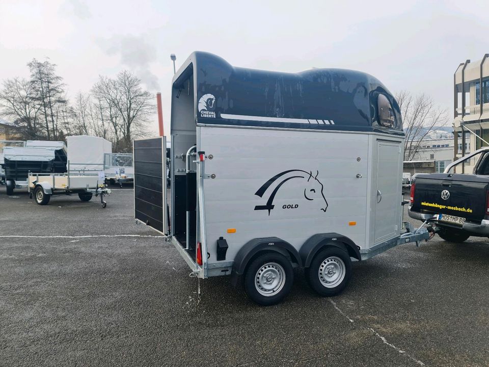 2000 kg Pferdeanhänger Cheval Liberte Aluline (( 100kmh )) GRAU in Mosbach