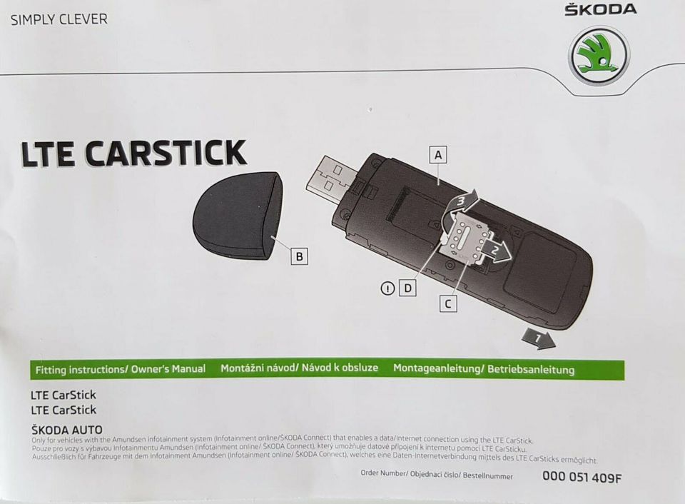 Carstick Skoda neu und unbenutzt zu verkaufen in Obertraubling