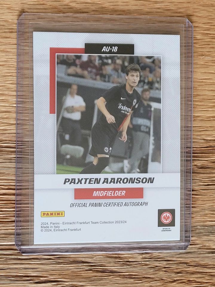 Eintracht Frankfurt TC - AARONSON /125 AUTO in Heusenstamm