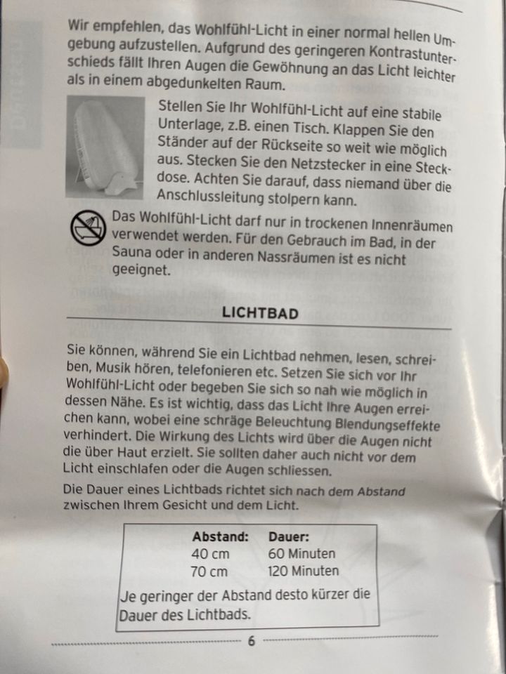 Wohlfühl-Licht, Lichttherapie Lampe mindert Depression in Gifhorn