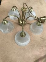 Deckenlampe Glas / Goldfarbig Nordrhein-Westfalen - Leichlingen Vorschau