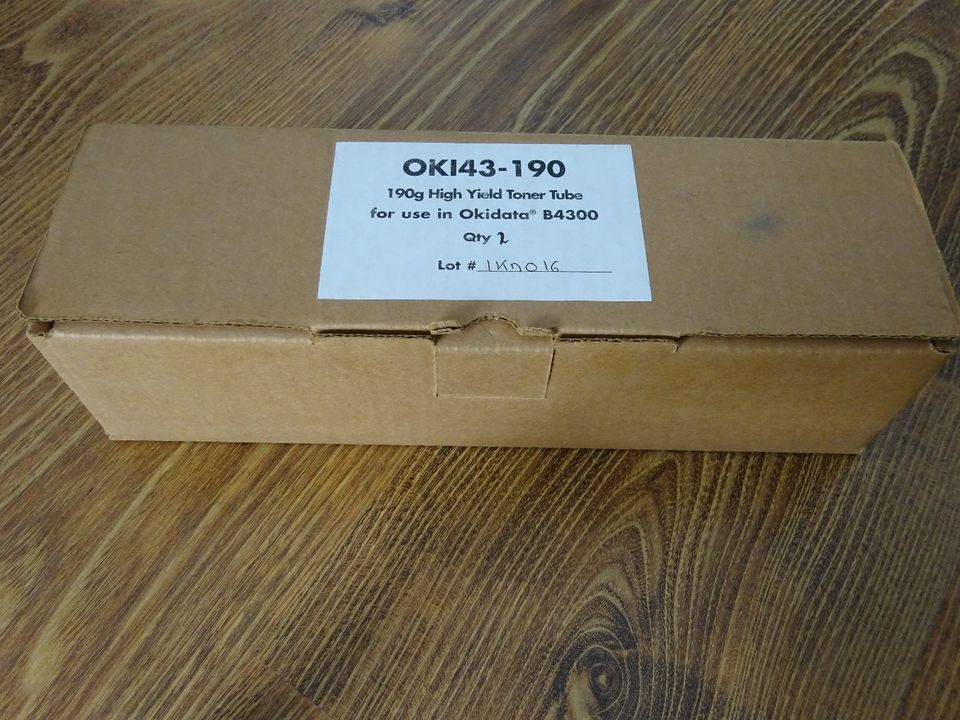 2 Zwei OKI 43-190 B4350 Toner Tonerkartuschen 190g OKI NEU in Ludwigshafen