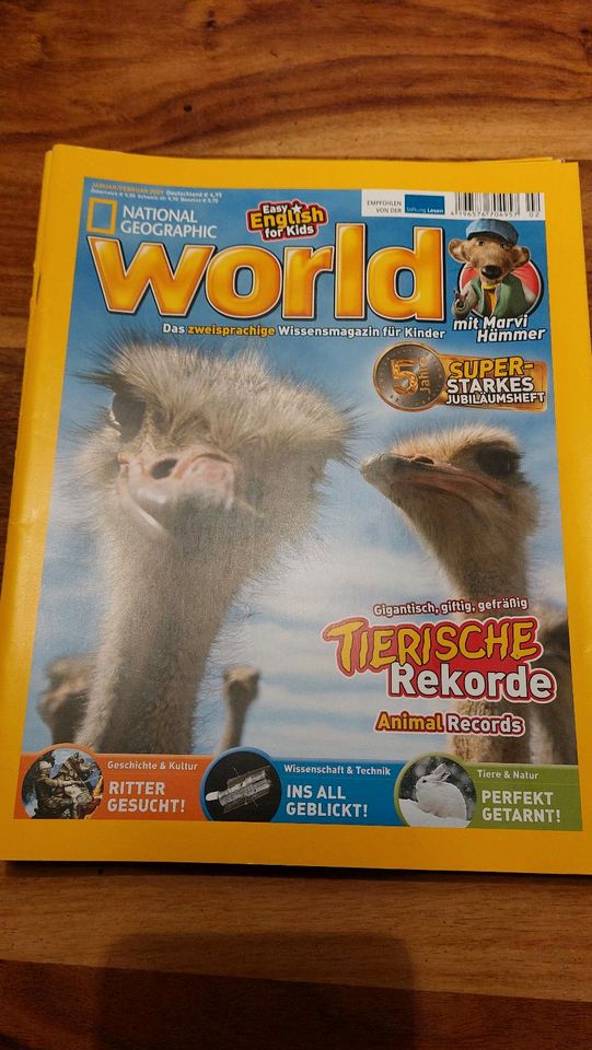 Hefte English for Kids, National Geographic World, zweispr in Hamburg