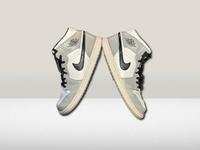 Nike Air Jordan 1 Light Smoke Grey Niedersachsen - Peine Vorschau