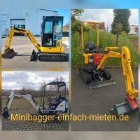 Minibagger / Dumper zu Vermieten / Mieten / Leihen Thüringen - Wichtshausen Vorschau