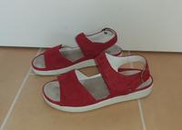 Semler Leder Sandalen rot Gr. 41 Uk 7 Weite H - breite Füße Bayern - Röttenbach (bei Erlangen) Vorschau