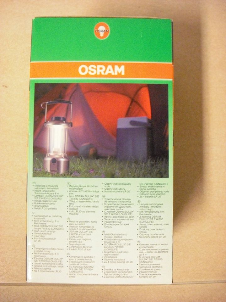 OSRAM Camping ENERGY Automatic mit Fernbedienung NEU in Mülheim (Ruhr)