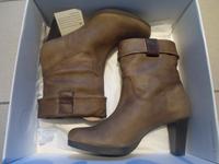 Stiefel Pier One Stiefelette gr. 40 beige NEU & OVP echtes Leder Kiel - Ellerbek-Wellingdorf Vorschau