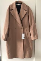 Zara oversize Mantel wollmischung wolle beige braun L Niedersachsen - Oyten Vorschau