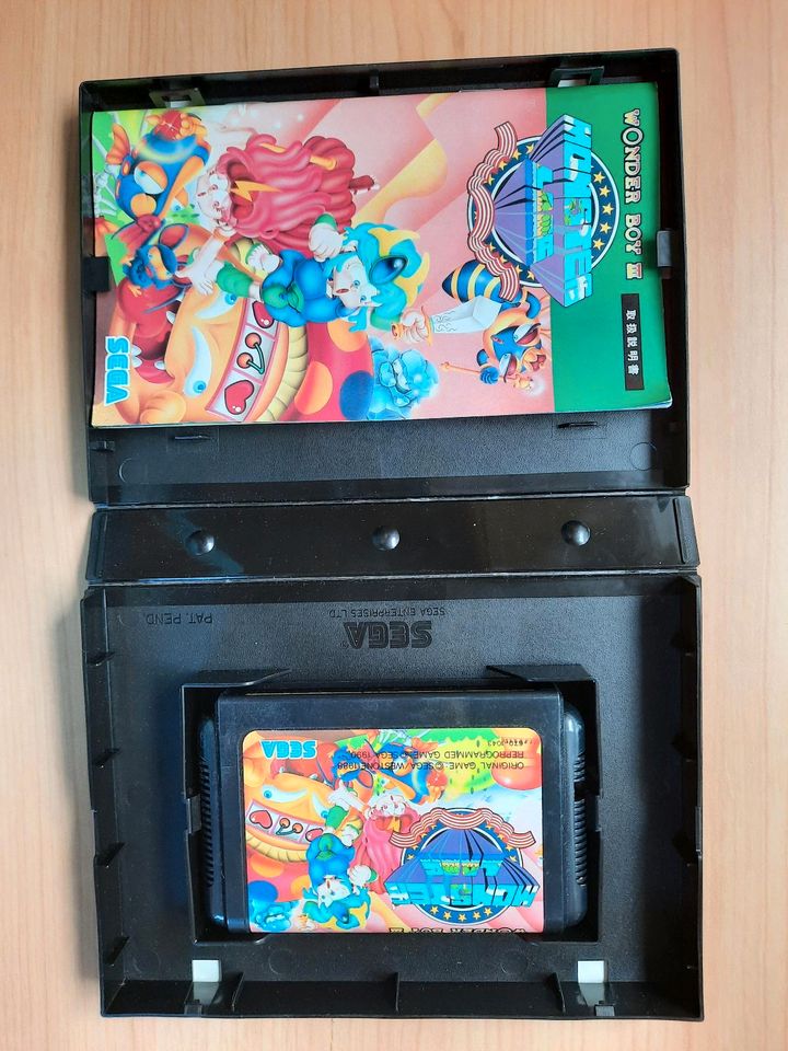 Rarität Japan Import Sega Mega Drive Spiel Wonder Boy 3 -komplett in Pliezhausen