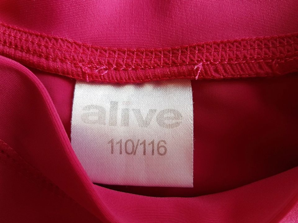 Pink Schwimm-Shirt Mädchen 110/116 Alive Sommer Badeshirt in Düsseldorf