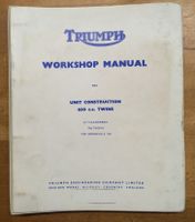 original Triumph Workshop Manual Werkstatt Handbuch Schleswig-Holstein - Ammersbek Vorschau