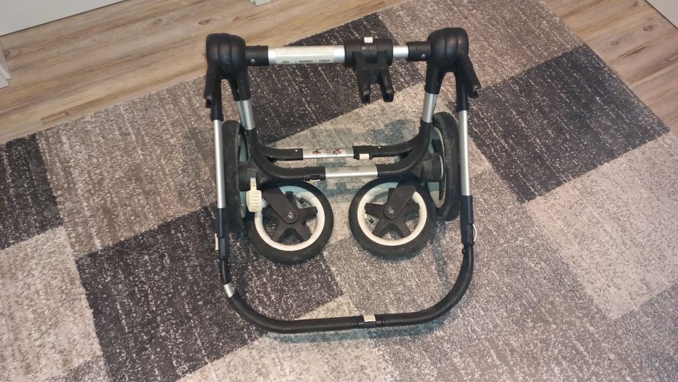 BUGABOO Kinderwagen Duo/DonkeyTwin Petrol/Schwarz + viel Zubehör in Schlüchtern