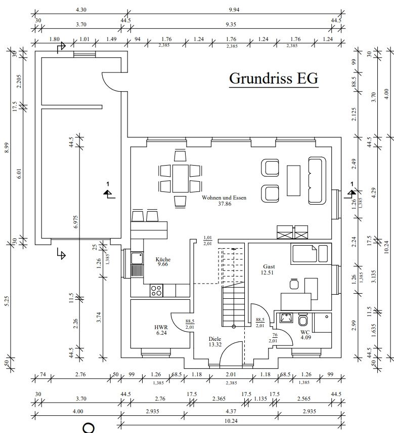 Neubau Stadtvilla mit einzigartiger Lage in GF-Winkel! in Gifhorn