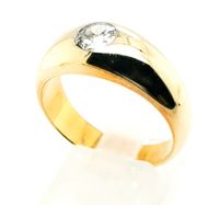 Damenring Gelbgold Diamant 585/14k Schmuck Ring Echtgold Kiel - Mitte Vorschau