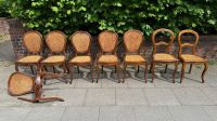 6+2 Stühle Louis Philippe Geflecht Mahagoni reparaturbedürftig Altona - Hamburg Ottensen Vorschau