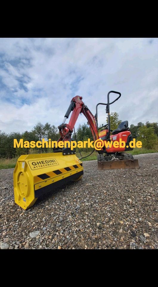 ✅️ Mulcher  DA51 / 52 Schlegelmäher / Hochgrasmäher / Minibagger in Langenneufnach