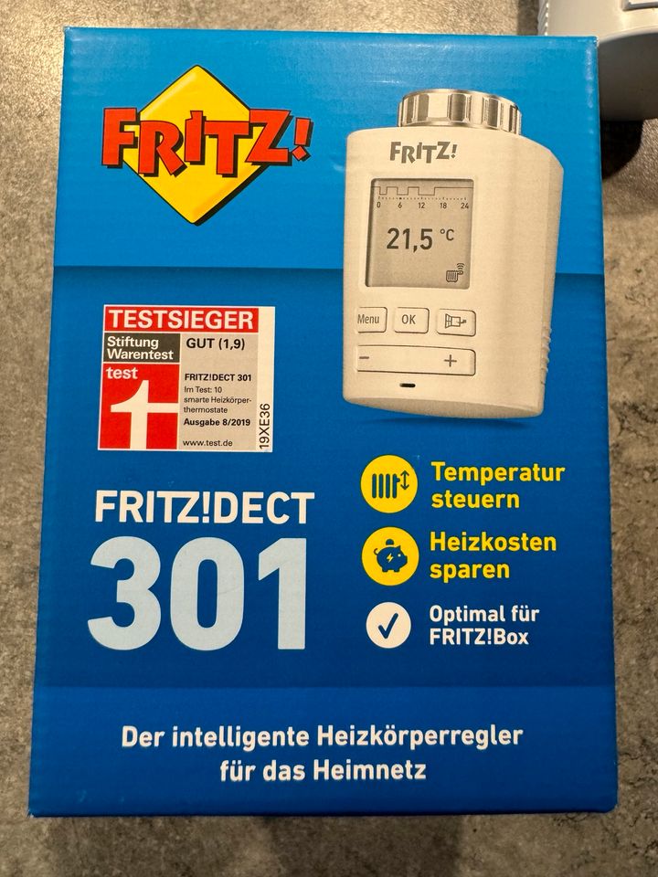 FRITZ!DECT 301 Heizkörperregler in OVP in Schortens