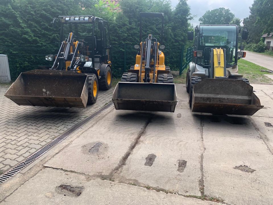 Minibagger Bagger Radlader Rüttelplatte Baumaschien Mieten Leihen in Grünheide (Mark)