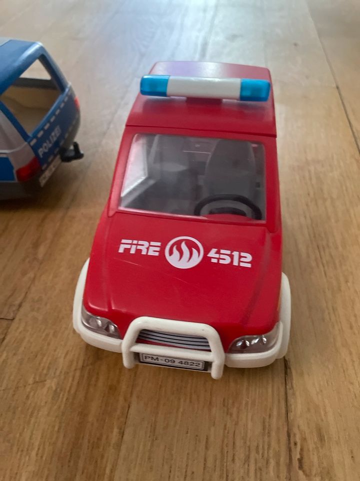 Polizei/ Feuerwehr Playmobil in Hilden