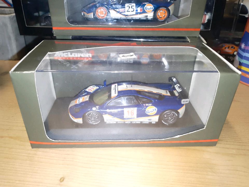 3x Minichamps GULF McLaren F1 GTR BMW 1:43 Modellauto in Hamburg