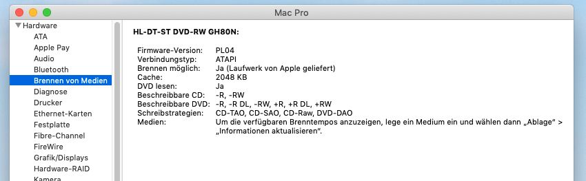 MacPro 5,1, 2 x 3,46 GHz 6-Core, RX 580 8GB, NVME SSD 500 GB in Hamburg