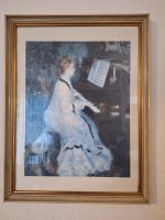 Bild Kunstdruck Pianistin mit Holzrahmen 53-40 cm Düsseldorf - Angermund Vorschau