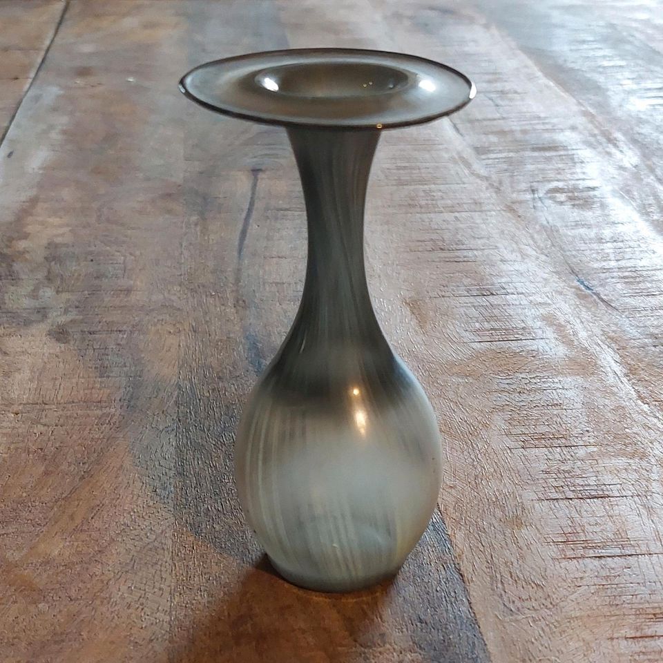 Vintage Vase Glas mundgeblasen Coburger Glasbläserstube in Dittelbrunn