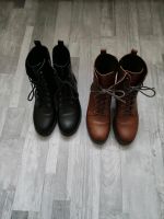 Schnür - Stiefel, Boots, braun, schwarz, 39 Bayern - Hirschau Vorschau