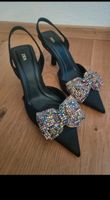 Neu❤️❤️Zara Pumps Schleife glitzer Party Outfit Damen 40 Bayern - Bad Aibling Vorschau