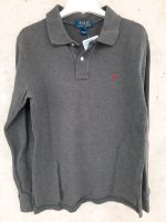 Gr. 10 - 12y 140 - 152 Ralph Lauren Poloshirt langarm grau Baden-Württemberg - Ulm Vorschau