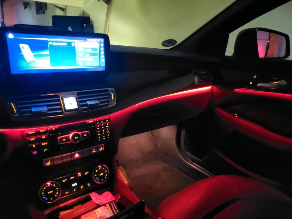 Mercedes Ambiente Beleuchtung Nachrüstung Air Vent LED A B C E S Klasse ML GLE GLC GLA CLS 3 12 64 Farben W117 W166 W167 W176 W204 W205 W207 W212 W213 W217 W218 W222 W238 W246 W253 Lüftungsdüsen AMG in Berlin