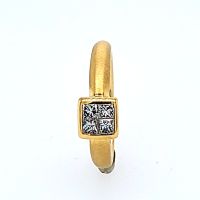 Ring von Christ 4 Prinzess Diamanten 0,4ct, G750 RW63 (039506) Hannover - Mitte Vorschau