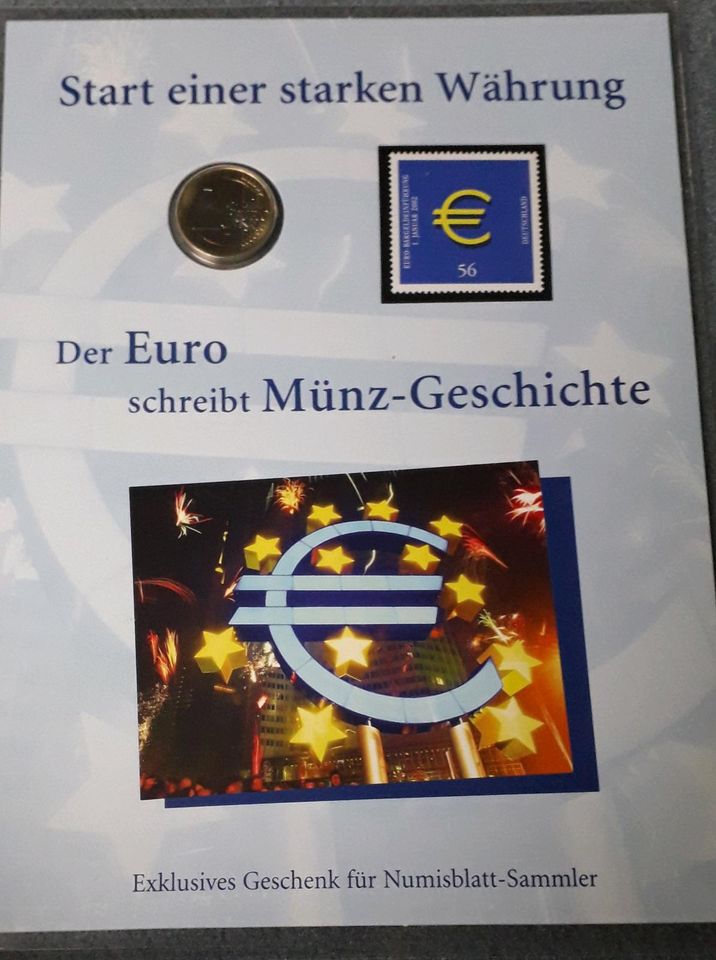 Euro Münzen und Briefmarken in Aachen