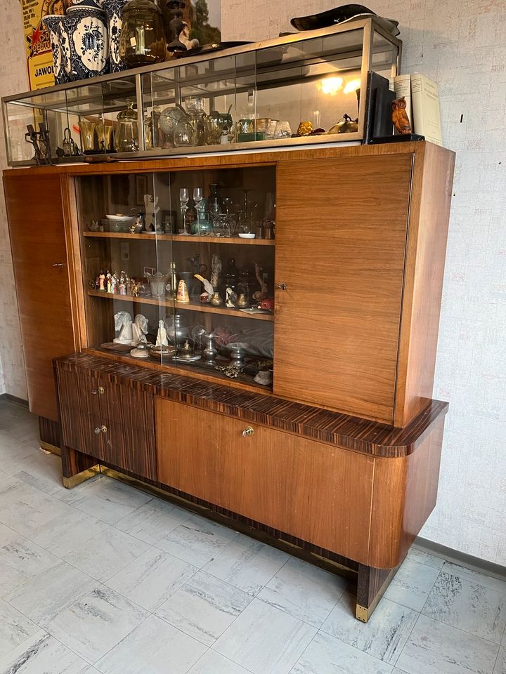 % WK Möbel Design Art Deco Schrank mit Vitrine Vintage Retro in Köln