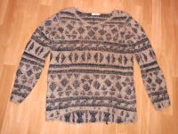 Benotti Strickpullover Gr M 40/42 beige schwarz Muster neu Sachsen-Anhalt - Wolfen Vorschau