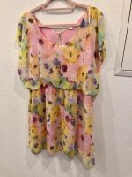 Luftiges Kleid Pastell Gelb rosa grün Blumen XXL neu Baden-Württemberg - Rottweil Vorschau