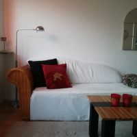 Couch/Recamiere aus Rattan mit waschbarem Baumwollbezug Hessen - Bad Schwalbach Vorschau