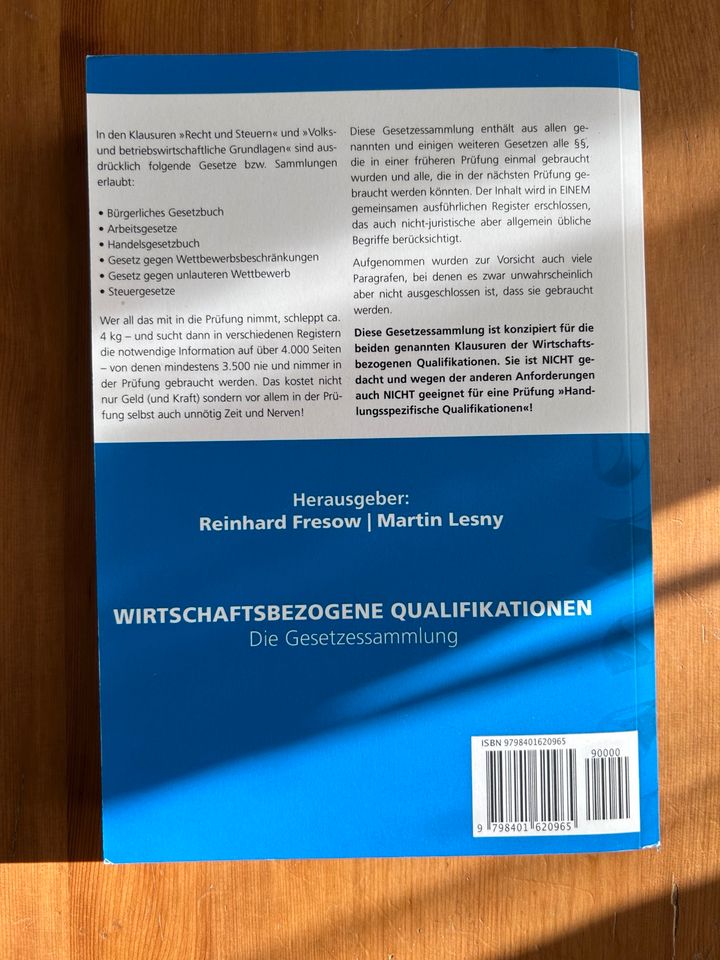 Wirtschafts bezogene Qualifikationen - die Gesetzessammlung in Leipzig